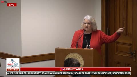 We Tired of Talking - Sally Gribbs testifying in front of Georgia Senate