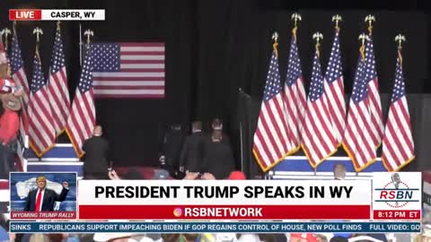 FULL SPEECH: President Donald Trump Speaks at Save America Rally in Casper, WY.