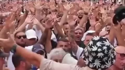 Italian taxi drivers protest