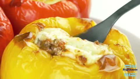 Italian Twist: Keto Lasagna Stuffed Peppers"