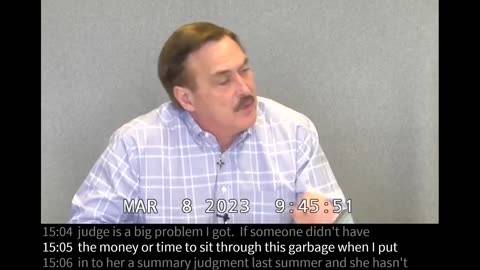 Mike Lindell of My Pillow blasts sleazy lawyer. Giga Chad!