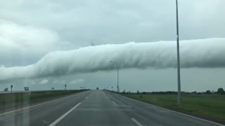 Bizarre Cloud Formation Captured On Camera In Osler, Saskatchewan
