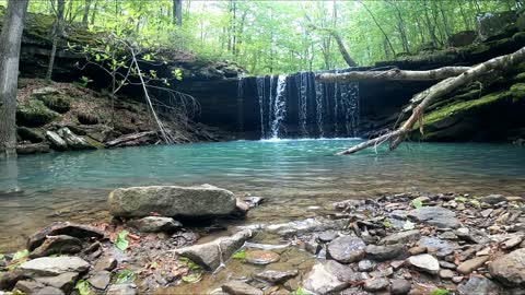 Hidden waterfall in the Ozarks is truly spectacular