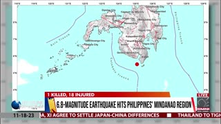 6.8-magnitude earthquake hits Philippines' Mindanao region