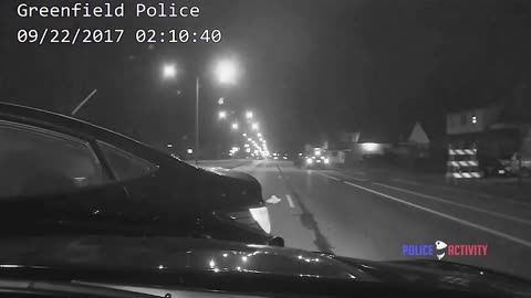 Greenfield PD Dashcam Records Dramatic End To Police Chase