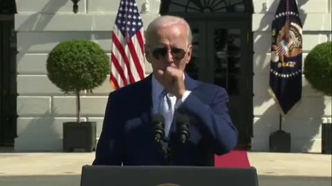 Bumbling Biden Butchers Speech With Coughing