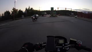 Riding my Suzuki GSXS750 in Worceter MA