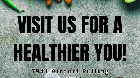 Visit us for a healthier you!