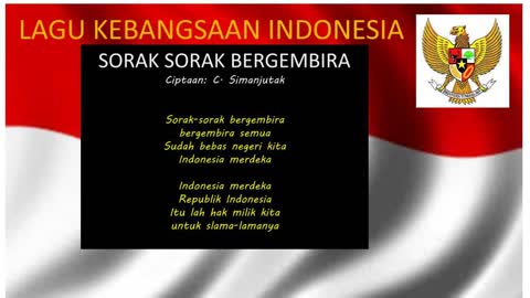 SORAK_SORAK_BERGEMBIRA LAGU NASIONAL INDONESIA