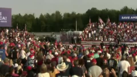 Former President Trump's Rally in Wellington,Oh