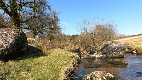 Riverside. Dartmoor. Wildcamping tour.