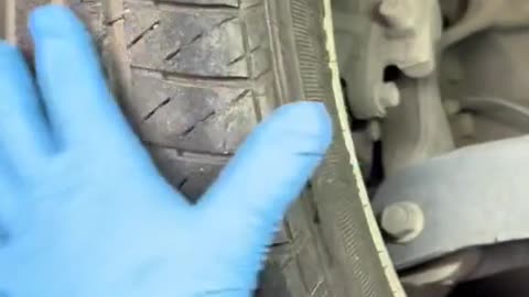 Automobile tire condition inspection