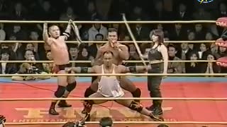 (2001.02.06) Masato Tanaka & Gedo vs. Kintaro Kanemura & Ryuji Yamakawa - FMW