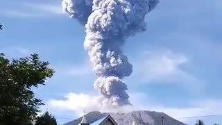 Indonesia's Mount Ibu erupts, spews massive ash tower