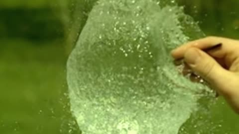 Slo-Mo #1 Stunning water balloon pop. #Shorts