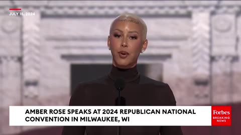 Amber Rose did own research figured out that Trump is not a racist or a "threat to democracy"