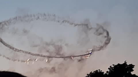 FIREWORK PLANE, Lutterworth, UK..