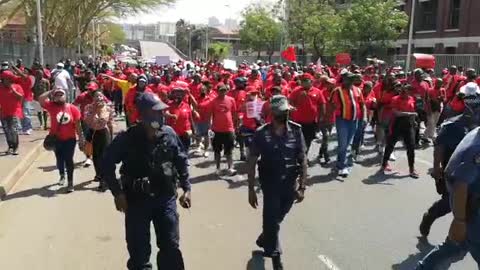 Cosatu march_Durban