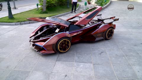 96 days building Lamborghini ok luxury car cheapest price