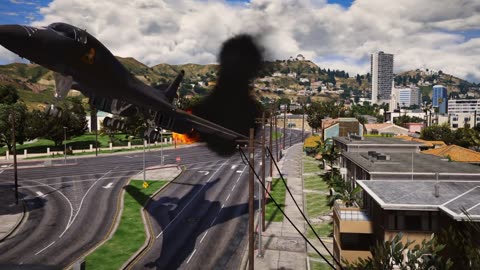 GTA 5 REALISTIC PLANE CRASH COMPILATION EXTREME