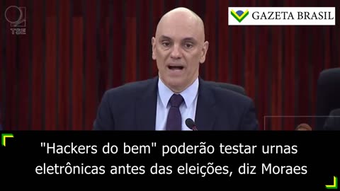 "Hackers do bem" poderão testar urnas eletrônicas antes das eleições, diz Moraes