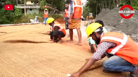 You Won't Believe How India Made the Road Using Coconut - Incredible Road Technique