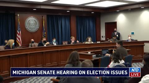 Michigan Senate Committee Holds Hearing on Election Issues (Dec.1) _ NTD