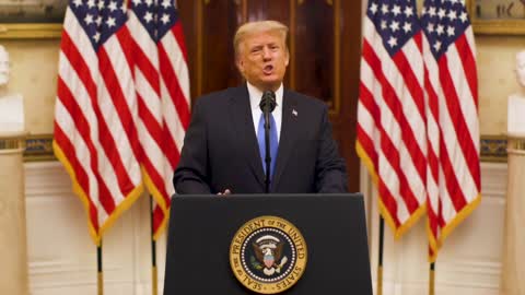 President Trump's Official Farewell Speech from Whitehouse