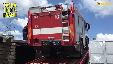 Czech Obstacle Course Checks the Climbing Ability of Tatra Trucks