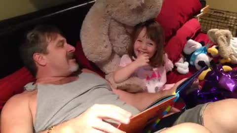 Dad Reads Bedtime Story With Helium!