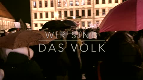 Demo für Frieden, Freiheit und Demokratie - Augsburg, 04.12.2021