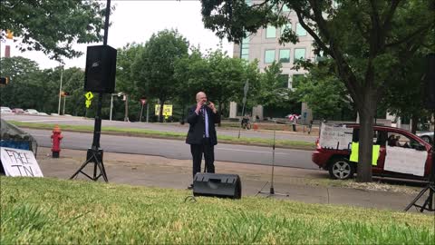 Robert Barnes, FreeTN Rally, Nashville, Tennessee, May 17, 2020