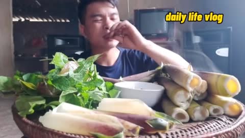 eat bitter bamboo shoots and bamboo shoots