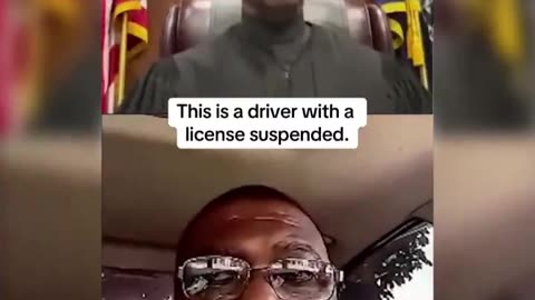 PRICELESS video of man with Suspended License