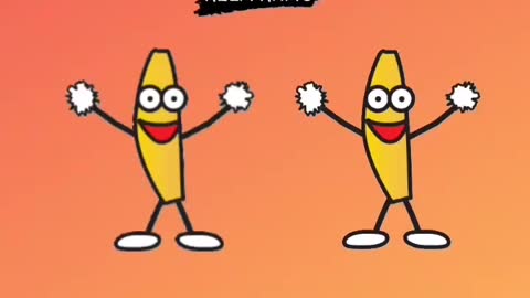 Banana. Dance with the Indian song