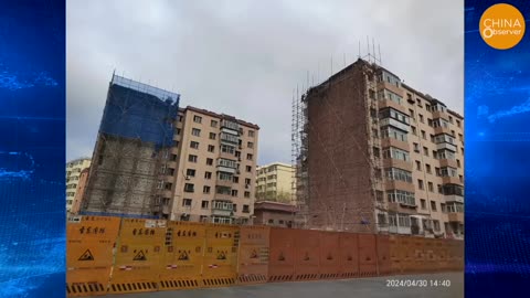 Residential Building Splits in Half, Gas Leaks, Stairs Crumble_ China’s Tofu-Dreg Projects Astound