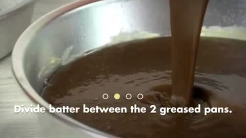 How to bake a two layered chocolate cake