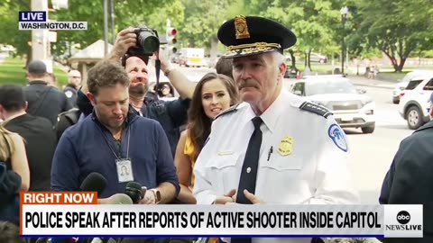 UPDATE: Capitol Police Chief Says Active Shooter Threat Was "A Bogus Call"