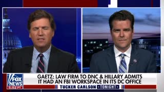 Matt Gaetz: DNC Law Firm Admits It Had FBI Workspace in Its DC Office