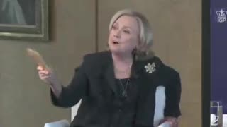 Hillary Clinton gets visibly flustered after audience member puts her on blast 🔥