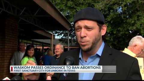 Small Texas town declares itself 'sanctuary city' for unborn