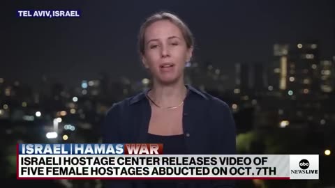 Israeli Hostage Center releases video showing 5 girls taken hostage on Oct. 7 ABC News