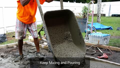 DIY Pouring a Concrete Slab 12X16