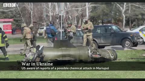 ⭕️US and UK investigating reports of chemical weapons being used by Russia in Ukraine war