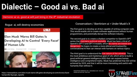 Bill Gates or Elon's Ai to Run the World = False Choice