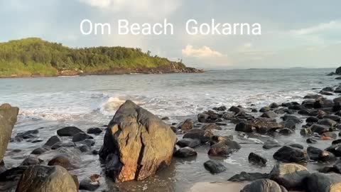 Om beach Gokarna in India