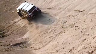 Challenging desert crossing