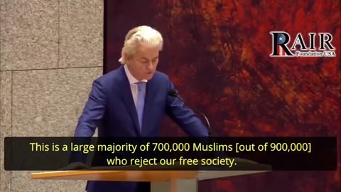 "Islam is an Monster ", says PVV leader