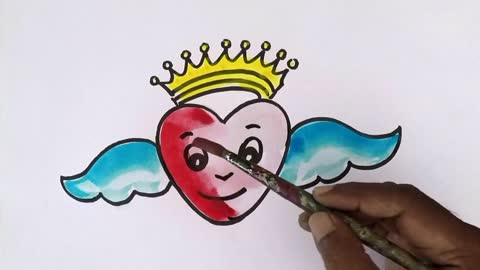 How to draw a Heart | Heart Easy Drawing Tutorial