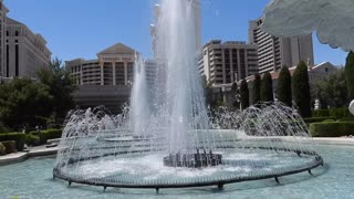 (ASMR) The fountains at Caesars Palace in Las Vegas.